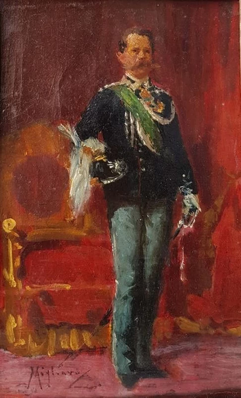 Ritratto di Re Umberto I di Savoia